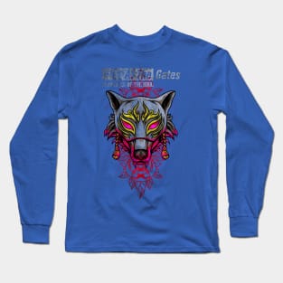 WOLF AT THE GATES OF ONI MASK Long Sleeve T-Shirt
